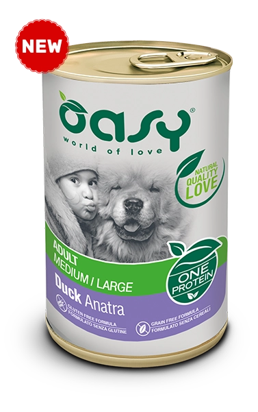 Oasy One Protein Dog Adult Kaczka 400g