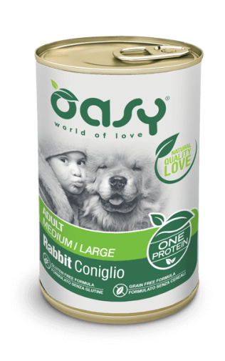 Oasy One Protein Dog Adult Królik 400g