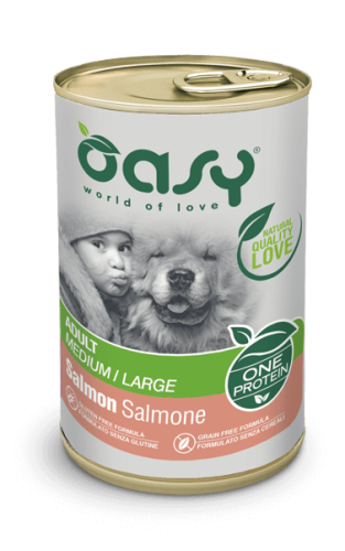 Oasy One Protein Dog Adult Łosoś 400g