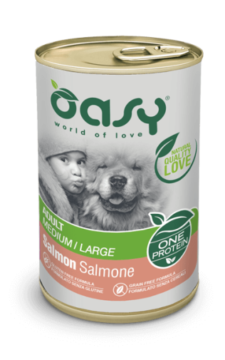 Oasy One Protein Dog Adult Łosoś 400g