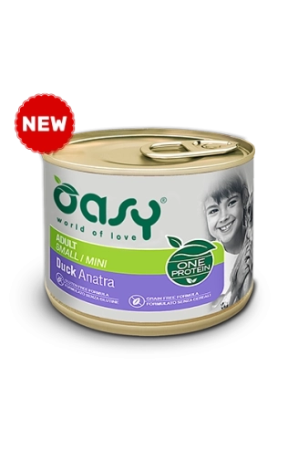 Oasy One Protein Dog Adult Mini Kaczka 200g