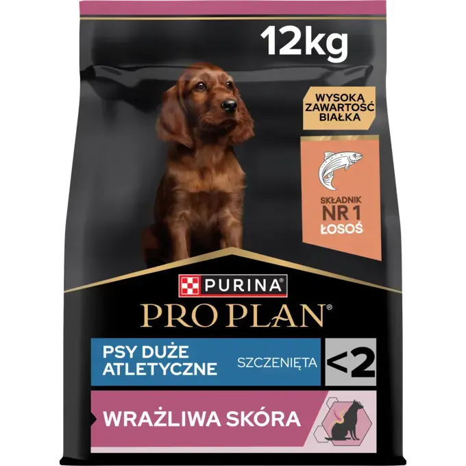 Pro Plan Large Athletic Puppy Łosoś 12kg