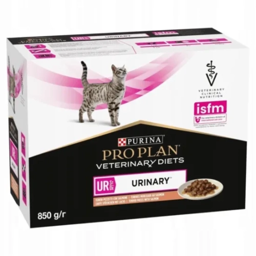 Pro Plan Veterinary Cat UR Urinary Łosoś Saszetka 10x85g