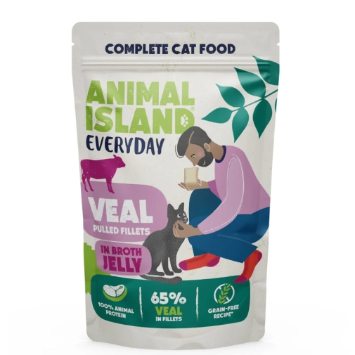 Animal Island Everyday Cielęcina w Galarecie saszetka 85g