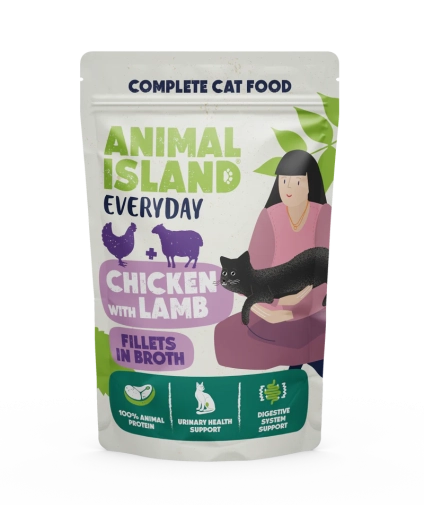 Animal Island Everyday Kurczak z Jagnięciną w Rosole saszetka 85g