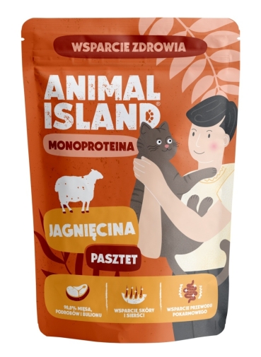 Animal Island Mono Jagnięcina saszetka 100g