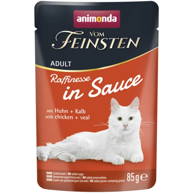 Animonda Vom Feinsten Cat Raffinesse Kurczak z Cielęciną saszetka 85g