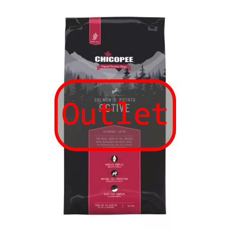 Outlet Chicopee Holistic Adult Active Łosoś z Ziemniakami 500g