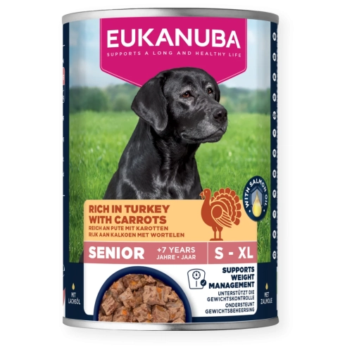 Eukanuba Konserwa Dla Psa Senior Indyk z Marchewką 400g