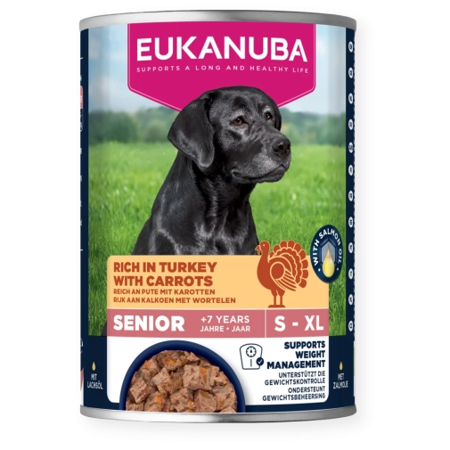 Eukanuba Konserwa Dla Psa Senior Indyk z Marchewką 400g