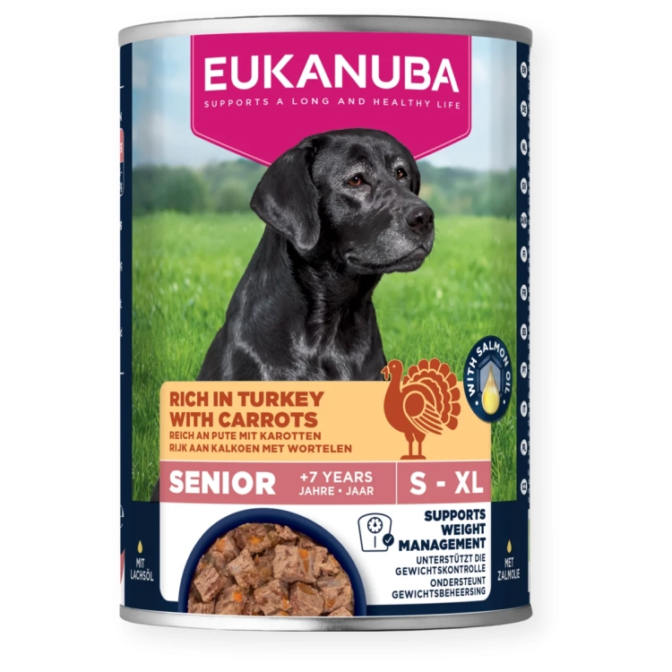 Eukanuba Konserwa Dla Psa Senior Indyk z Marchewką 400g