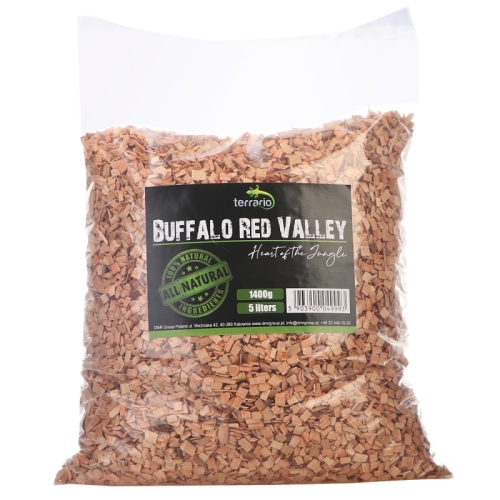 Terrario Buffalo Red Valley Zrębki Olchy Średnie 5L / 1,4kg