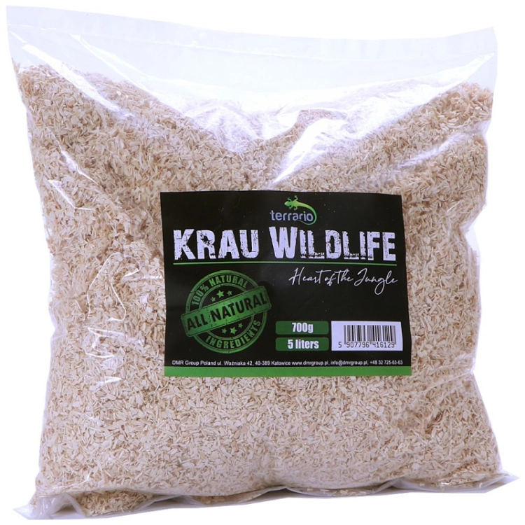 Terrario Krau Wildlife Włókno Drewniane z Topoli 5L / 700g