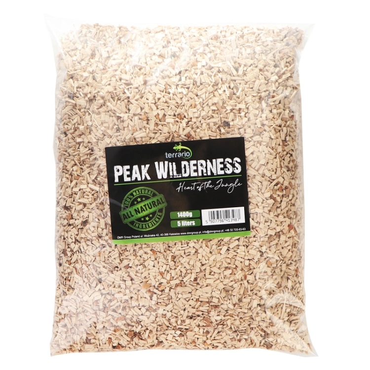 Terrario Peak Wilderness Zrębki Bukowe Drobne 5L / 1,5kg