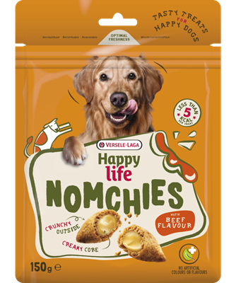 Happy Life Nomchies z Wołowiną 150g Przysmak na Zdrowe Zęby