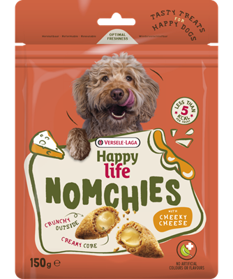 Happy Life Nomchies z Kurczakiem i Serem 150g Przysmak na Zdrowe Stawy