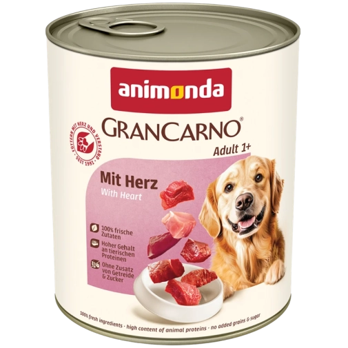 Animonda Gran Carno Wołowina Z Sercami Wieprzowymi 800g