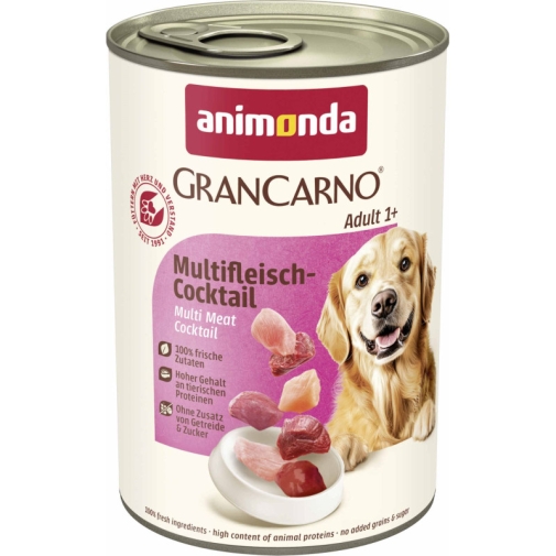 Karma Dla Psa Animonda Grancarno Koktail Mięsny 400g