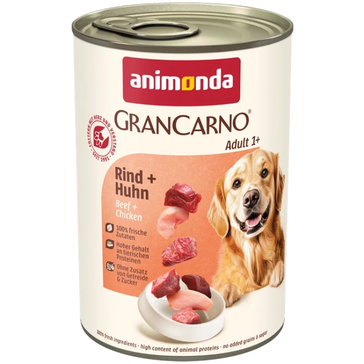 Karma Dla Psa Animonda Grancarno Wołowina Z Kurczakiem 400g