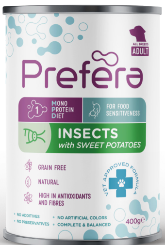 Prefera Monoprotein Insekty z Batatem 400g