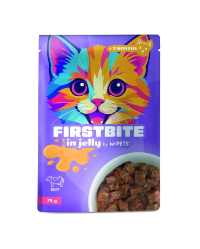 M-Pets Firstbite in Jelly Wołowina saszetka 85g
