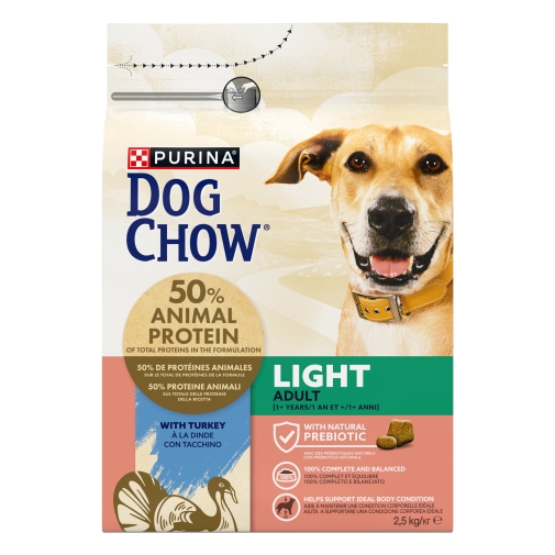 Purina Dog Chow Light Indyk 2,5kg
