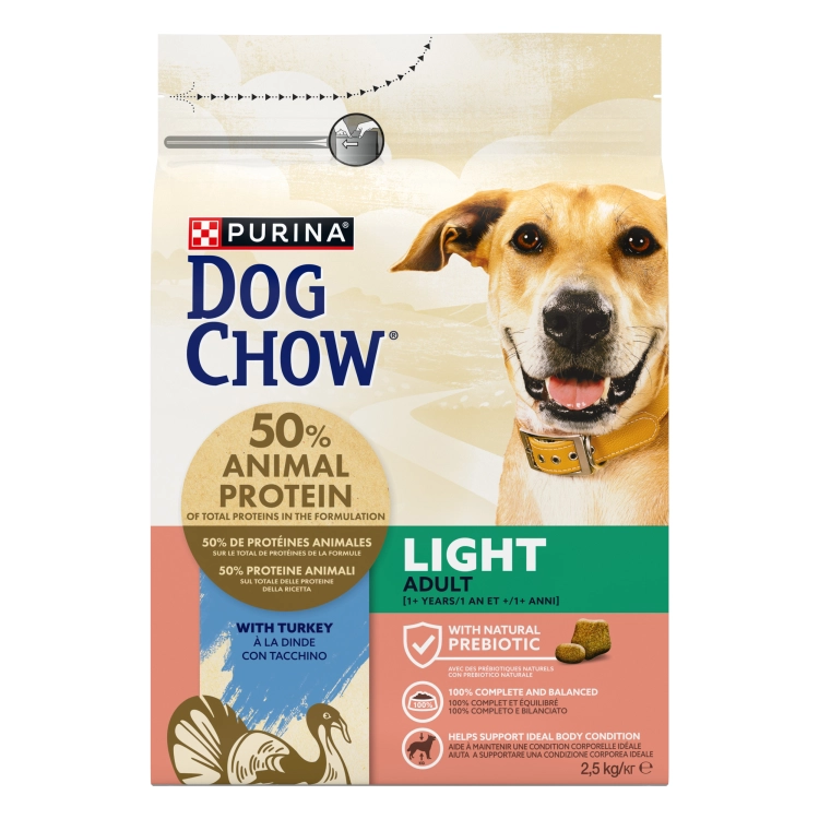 Purina Dog Chow Light Indyk 2,5kg