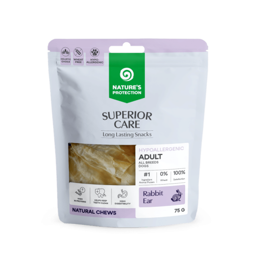 Nature's Protection Przysmak Dla Psa Uszy Królicze 75g