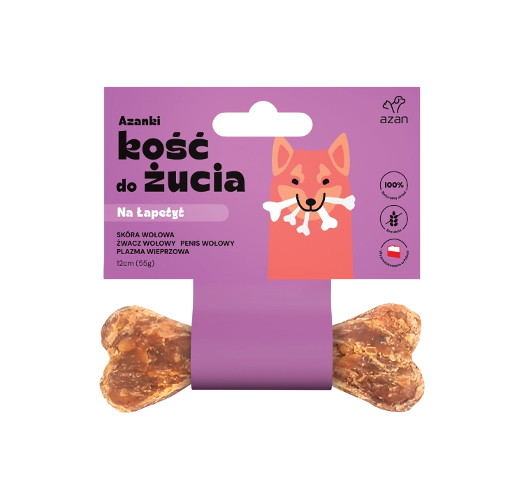 Azanki Kość "Na Apetyt" Dla Niejadków 12cm