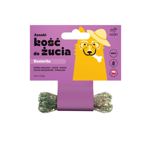 Azanki Kość "Seniorita" Dla Seniorów 10cm