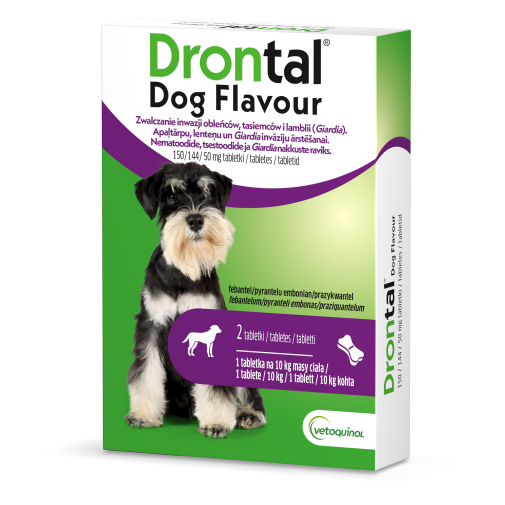 Vetoquinol Drontal Flavour Dla Psów Op. 2 Tabletki