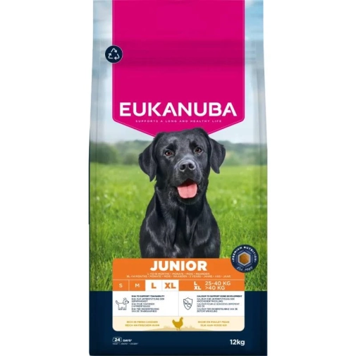 Eukanuba Junior L&XL Breed Kurczak 12kg