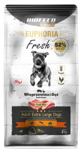 Euphoria Fresh Adult XL Wieprzowina z Gęsią 2kg
