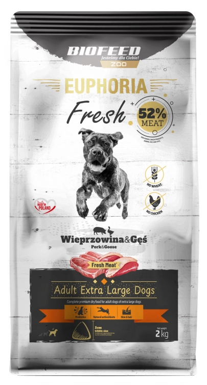 Euphoria Fresh Adult XL Wieprzowina z Gęsią 2kg