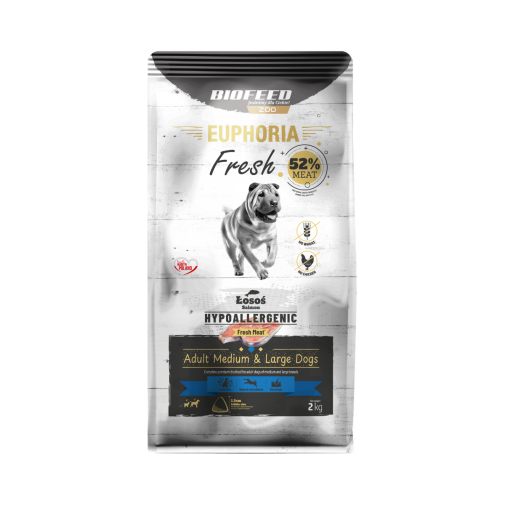 Euphoria Fresh Hypoallergenic Adult M / L Łosoś 2kg
