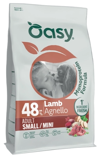 Oasy Monoprotein Small&Mini Jagnięcina 2kg