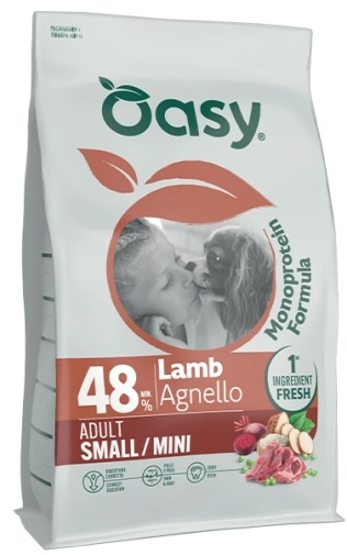 Oasy Monoprotein Small&Mini Jagnięcina 2kg