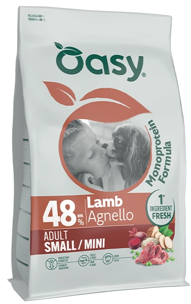 Oasy Monoprotein Small&Mini Jagnięcina 2kg