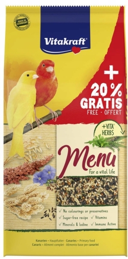 Vitakraft Menu Pokarm Dla Kanarka PROMO 1kg+20% gratis