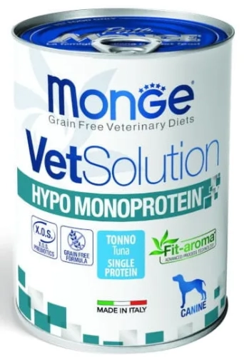 Monge Vetsolution Hypo Monoprotein Tuńczyk 400g