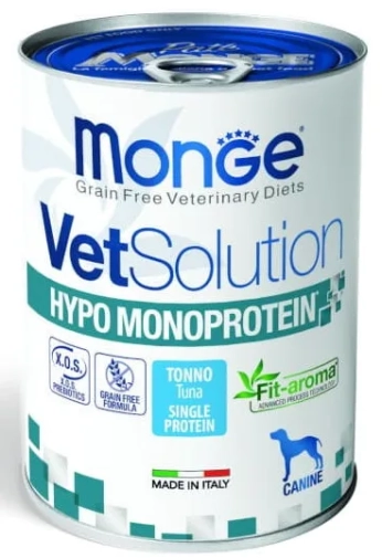 Monge Vetsolution Hypo Monoprotein Tuńczyk 400g