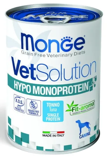 Monge Vetsolution Hypo Monoprotein Tuńczyk 400g