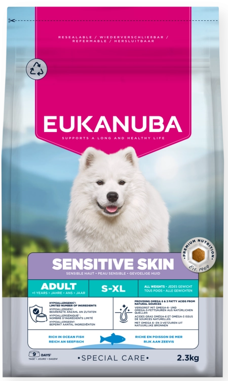 Eukanuba Special Care Sensitive Skin 2,3kg