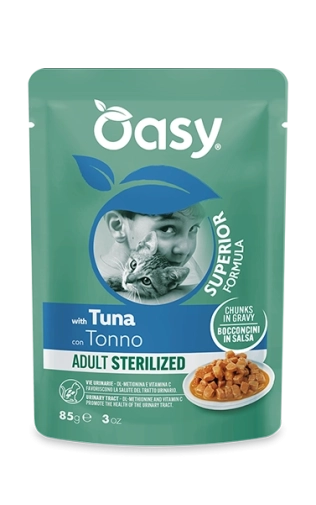 Oasy Superior Sterilised Tuńczyk saszetka 85g