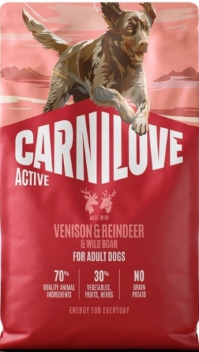 Carnilove Active Dziczyzna z Reniferem i Dzikiem 4kg