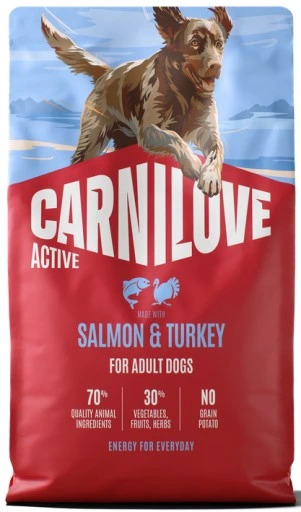 Carnilove Active Łosoś z Indykiem 4kg