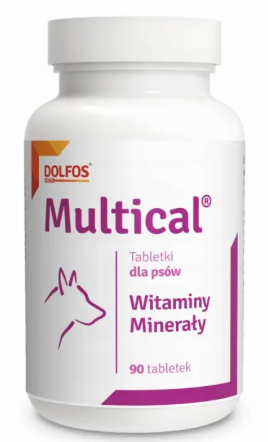 Dolfos Multical Witaminy i Minerały dla Psa  90tabl.