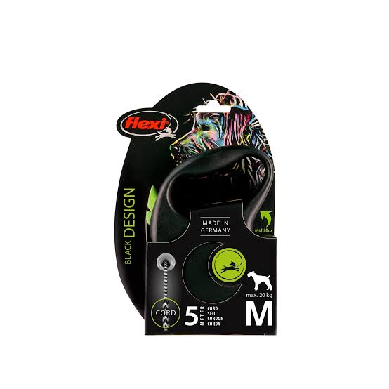 Flexi Black Design Linka "M" 5m 12kg Zielona