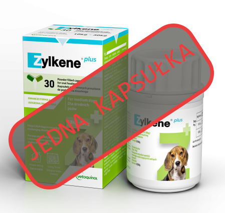 Vetoquinol Zylkene 225mg d/ Psa 10-30kg Uspokajające 1kaps