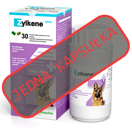 Vetoquinol Zylkene 450mg d/ Psa 15-60kg Tabl. Uspokajaj. 1kaps